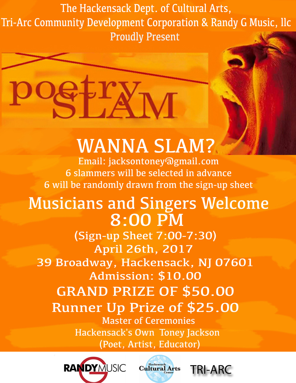 Poetry Slam - April 2017